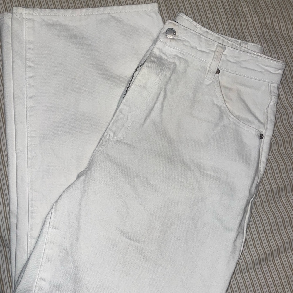 ROLLA'S Heidi High Rise White Jeans